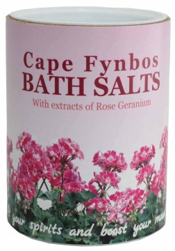 bath salts cape fynbos geranium plant holiday gifts tourism